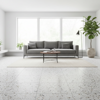 Kado, Terrazzo Porcelain, Smoke Flakes 60x90