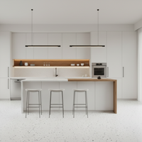 Kado, Terrazzo Porcelain, Smoke Cement 60x60