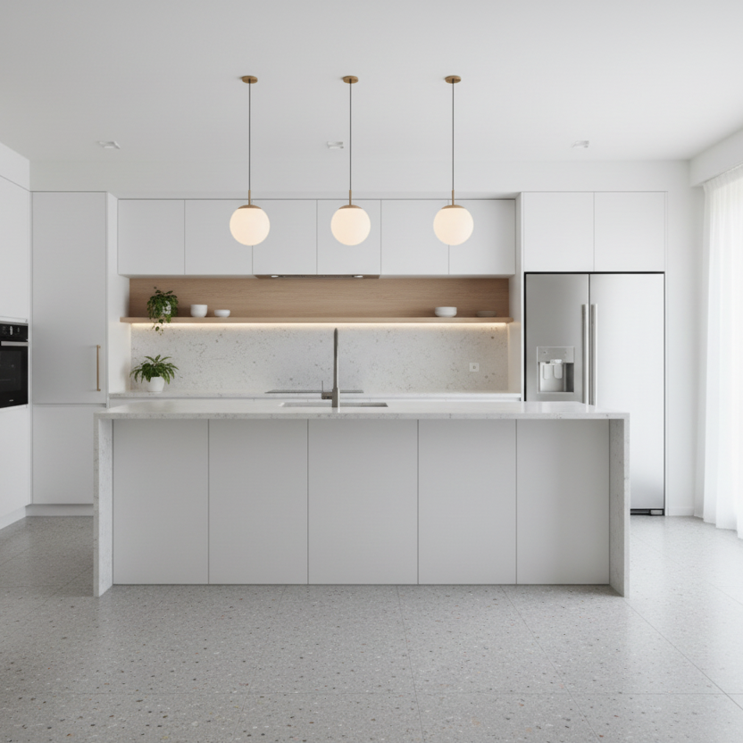 Kado, Terrazzo Porcelain, Lead Cement 60x60