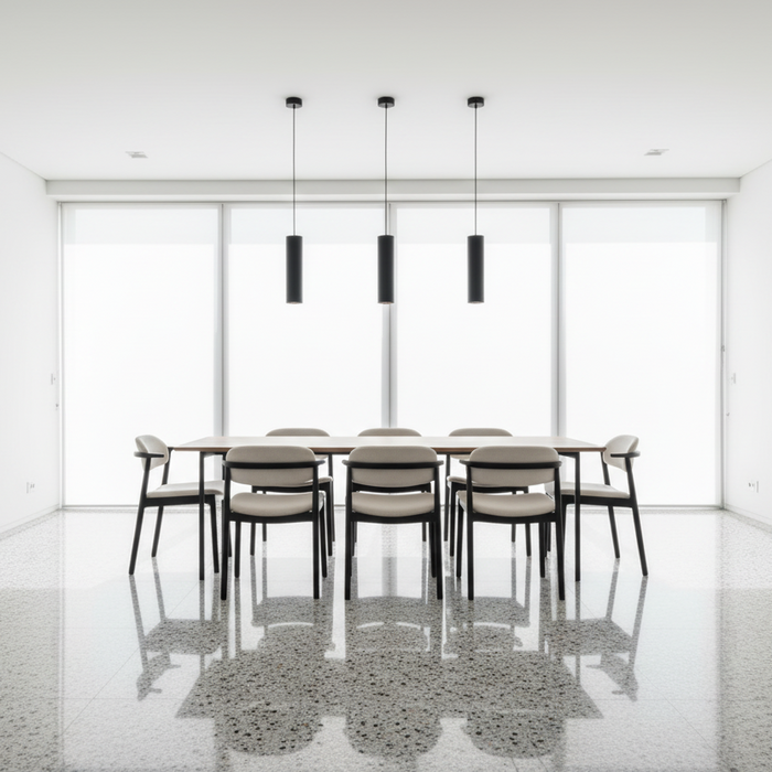 Kado, Terrazzo Porcelain, Lead Flakes 60x120