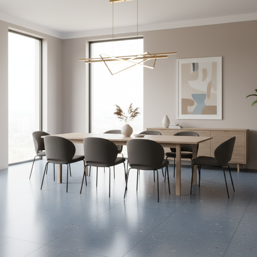 Kado, Terrazzo Porcelain, Ocean Cement 60x120