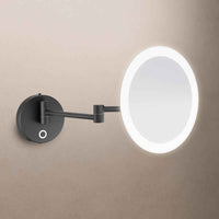 Sloane Round LED Magnifying Mirror, 2 colours