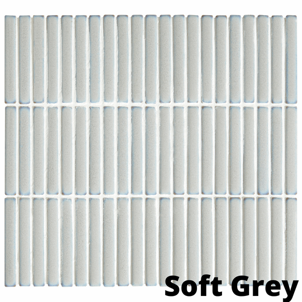 Bamboo Decorative Mosaic, Soft Grey, £16.25 per sheet