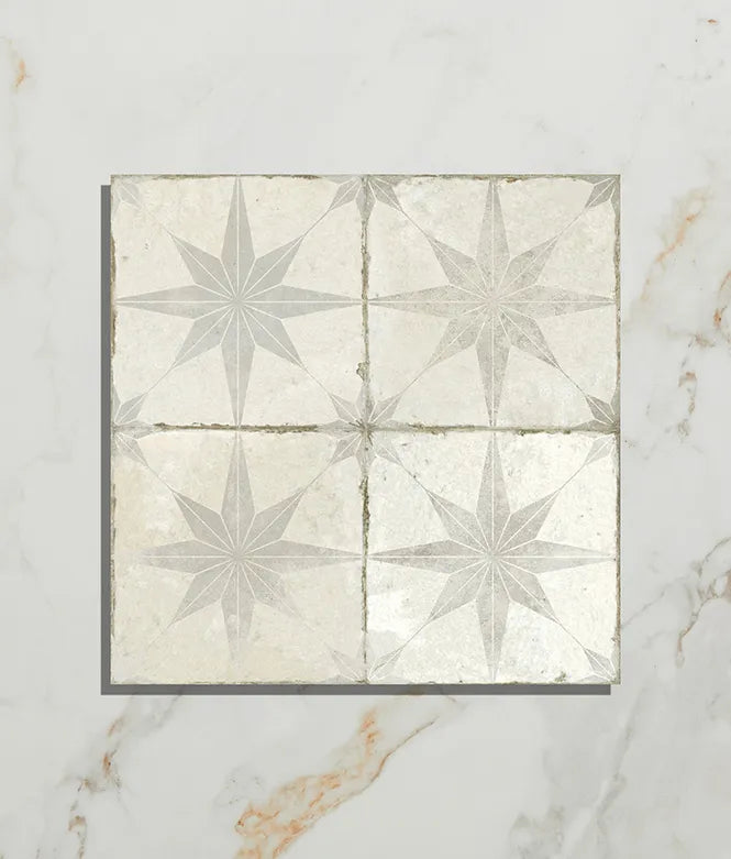 Spitalfields Ceramic Retro Star, four colours, £58.31/M2