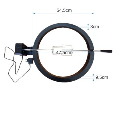 Kamado Bono Maxi 21″ Electric Rotisserie
