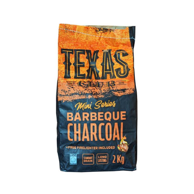 Texas Club Natural Hardwood BBQ Charcoal – 2kg