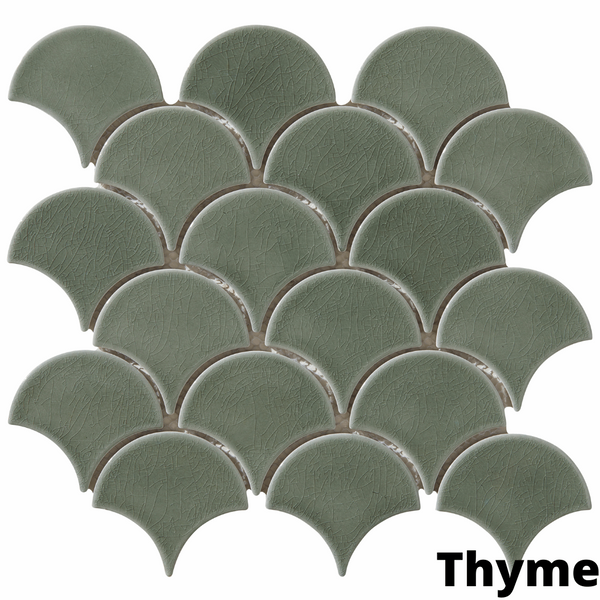 Atlantis Scallop, Thyme, £15.12 per sheet