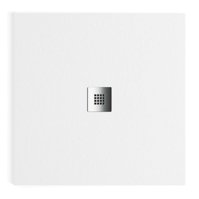 Blackman Rowe Urban Slate Effect Square Shower Tray & Waste 1000mm x 1000mm Arctic White