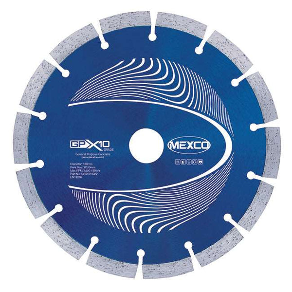 Mexco GPX10 - General Purpose Diamond Blade