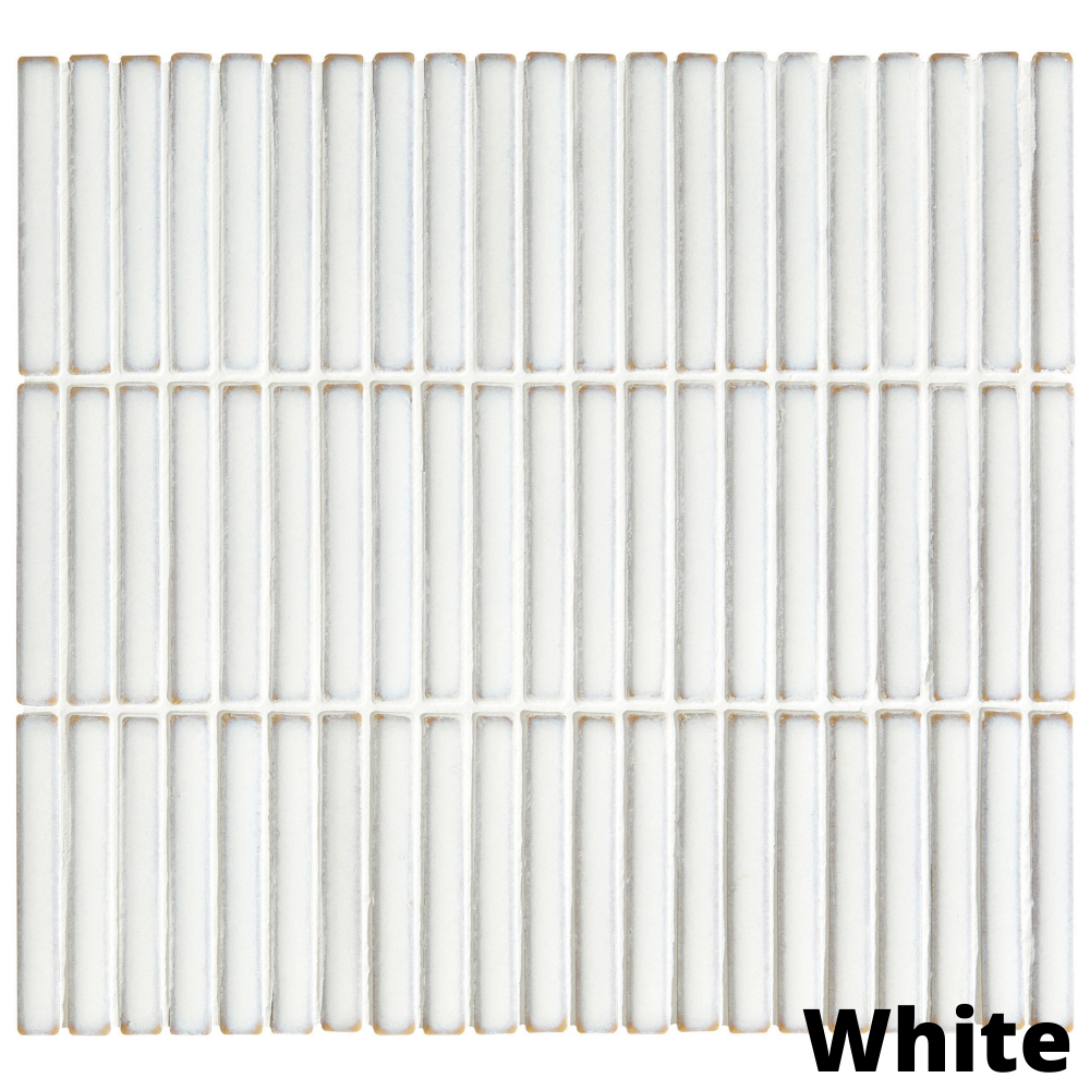 Bamboo Decorative Mosaic, White, £16.25 per sheet