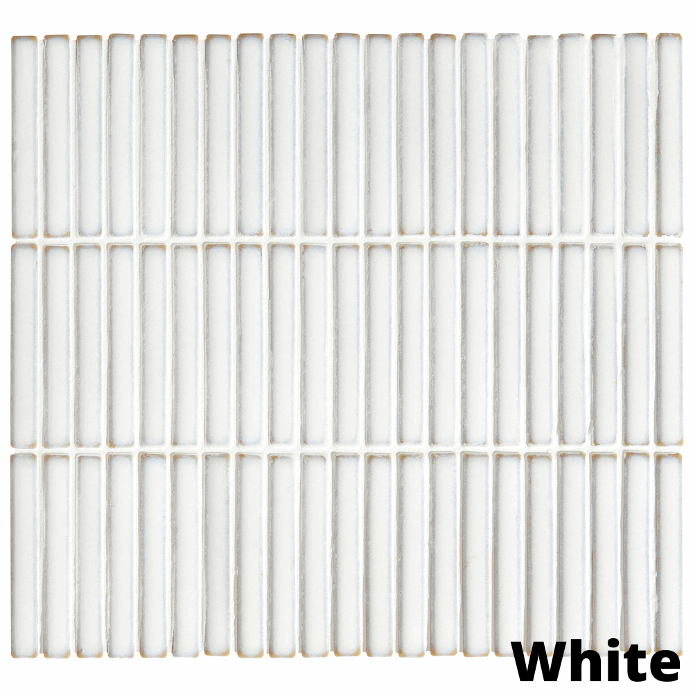 Bamboo Decorative Mosaic, White, £16.25 per sheet