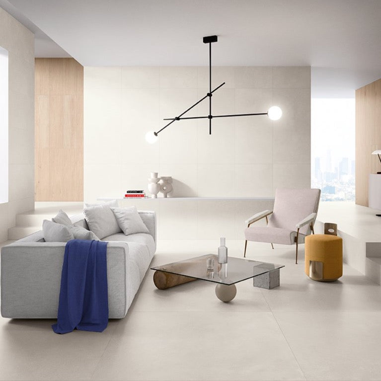 Phase Porcelain, 4 sizes, White, from £43.69/ M2 Contemporary Porcelain Tiles White Tile Marca Corona