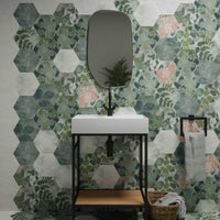 Woodland Glade Porcelain, £93.55/ M2 Decorative Tiles Green Tile Porcelain Decorative Tiles Ca Pietra