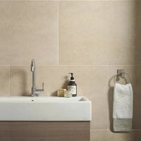 Isle, 3 sizes, Sabbia, from £59.00/ M2 Cream Tile Stone Effect Tiles Ca Pietra