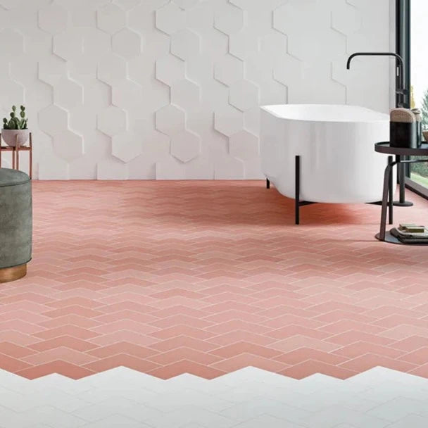 Abstract Porcelain, Coral, £109.26/ M2 Decorative Tiles Pink Tile Porcelain Decorative Tiles Ca Pietra