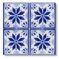 Acapulco, Zenil, £477.66/ M2 Blue Tile Decorative Tiles Decorative Tiles Sale Porcelain Decorative Tiles Fired Earth