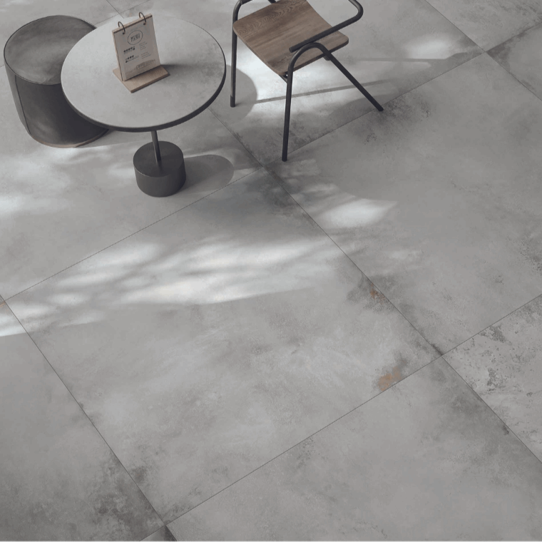 Alchemy Contemporary Porcelain, 3 sizes, Argent, from £61.99/ M2 Contemporary Porcelain Tiles Grey Tile Caesar Ceramiche