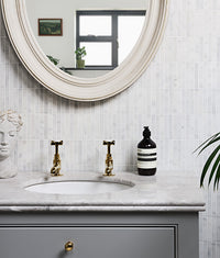 Long Island Marble Bamboo Mosaic 30.5cm Sample