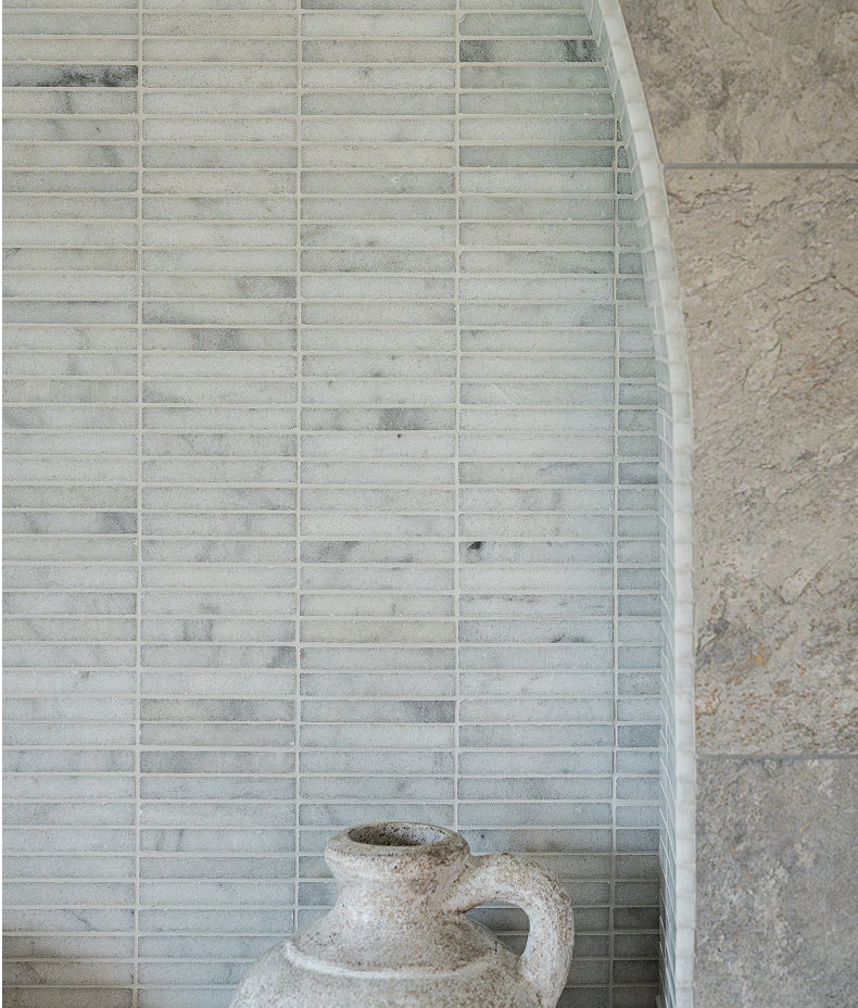 Long Island Marble Bamboo Mosaic 30.5cm Sample