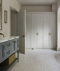 Long Island Marble Honed Finish Wicker Mosaic 28.6cm