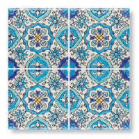 Andalucia, Belmez, £477.66/ M2 Blue Tile Decorative Tiles Decorative Tiles Sale Fired Earth Porcelain Decorative Tiles Fired Earth