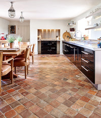 Antique Burgundy Terracotta Reclaimed 15cm