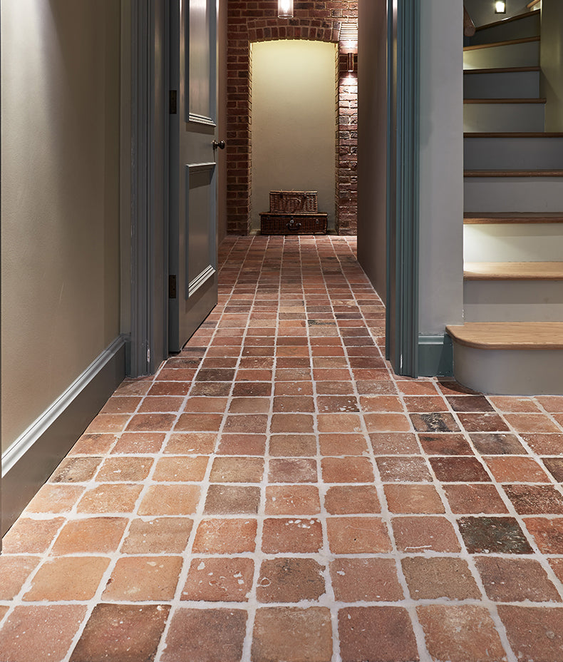 Antique Burgundy Terracotta Reclaimed 15cm