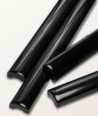 Architectural Mouldings Bead Ceramic Black 2x20cm