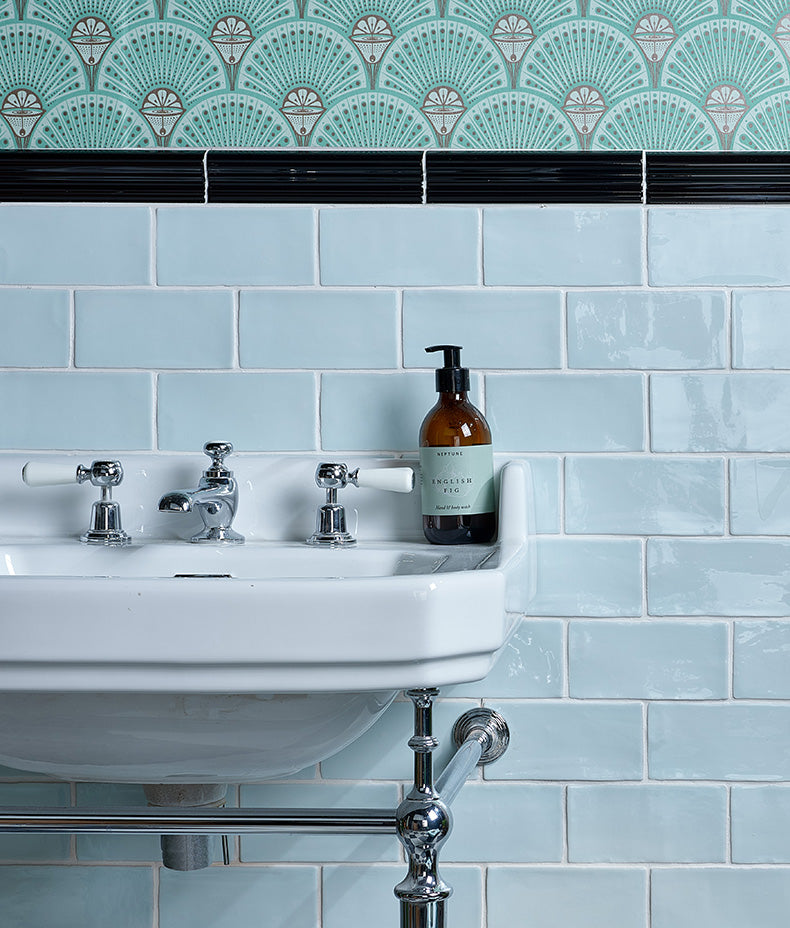 Architectural Mouldings Dado Ceramic Black 5x20cm