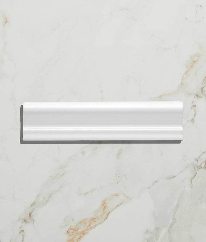 Architectural Mouldings Dado Ceramic White 5cm Sample