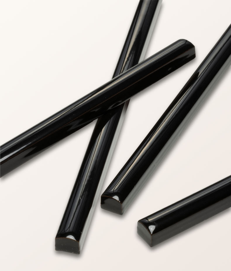 Architectural Mouldings Pencil Ceramic Black 1cm Sample