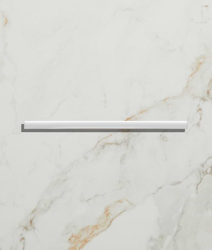 Architectural Mouldings Pencil Ceramic White 1cm Sample