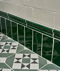Architectural Mouldings Dado Ceramic Olive Green 5cm