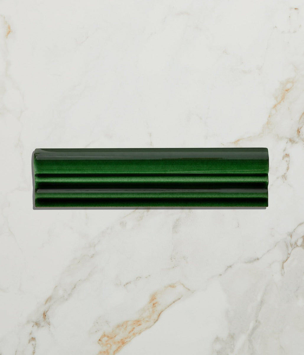 Architectural Mouldings Dado Ceramic Olive Green 5cm