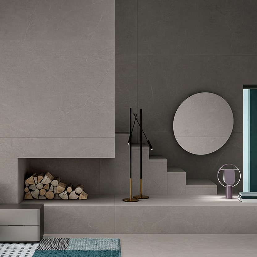 Arkistone Porcelain Stoneware Greige 80x80