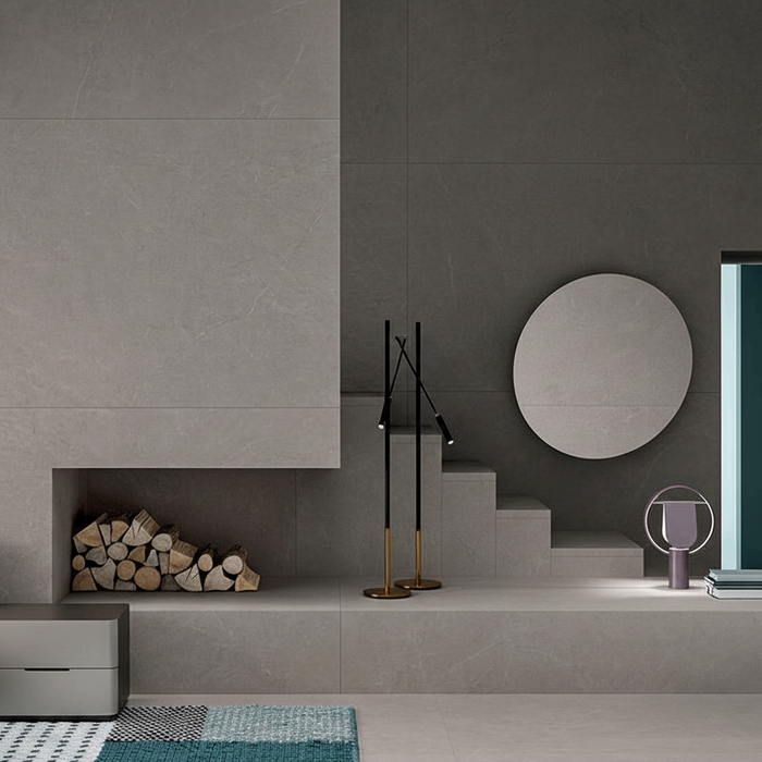 Arkistone Porcelain Stoneware Greige 80x80