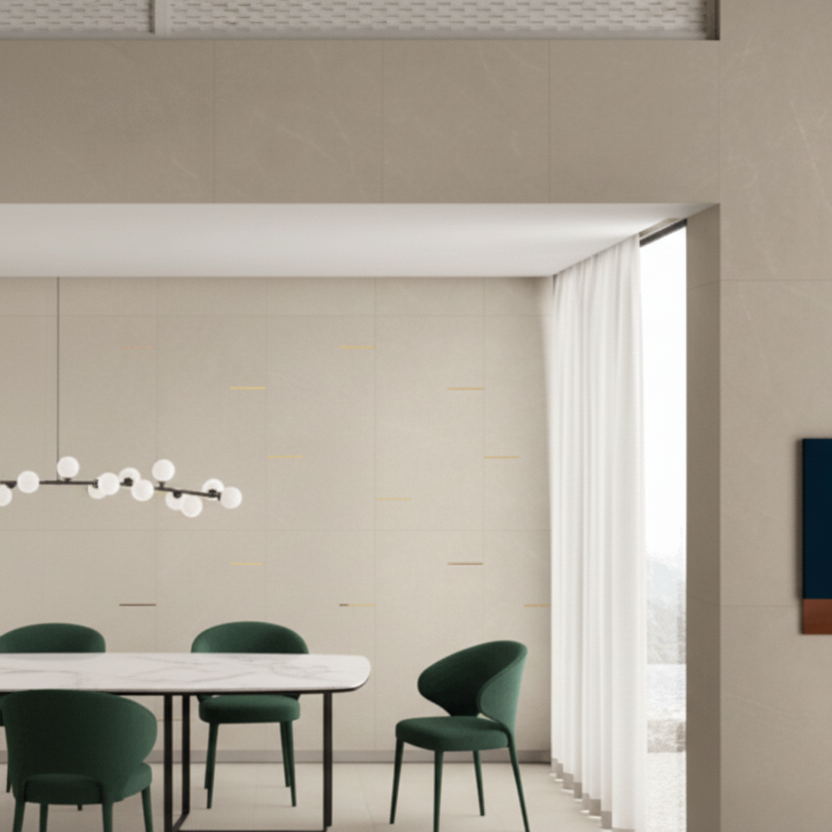 Arkistone Porcelain Stoneware Ivory 80x80