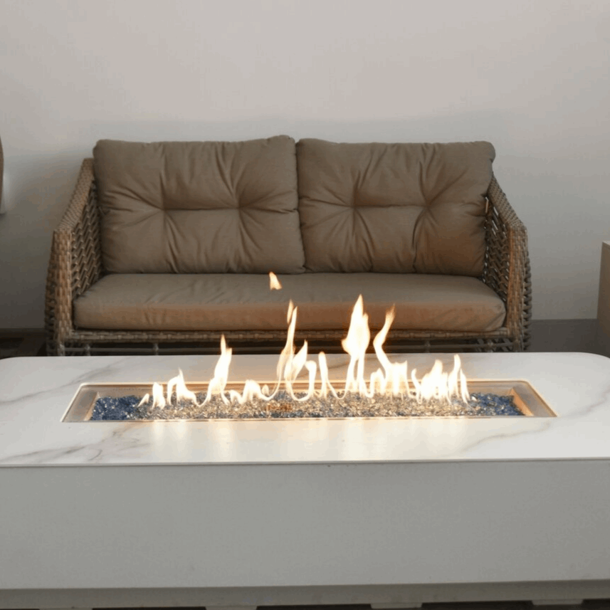 Athens Porcelain Fire Table