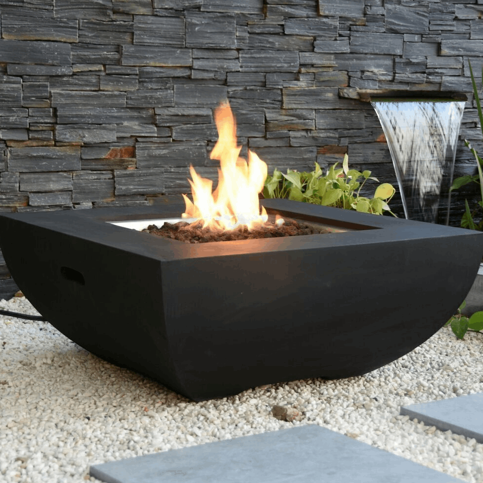 Elementi Aurora Black Fire Table