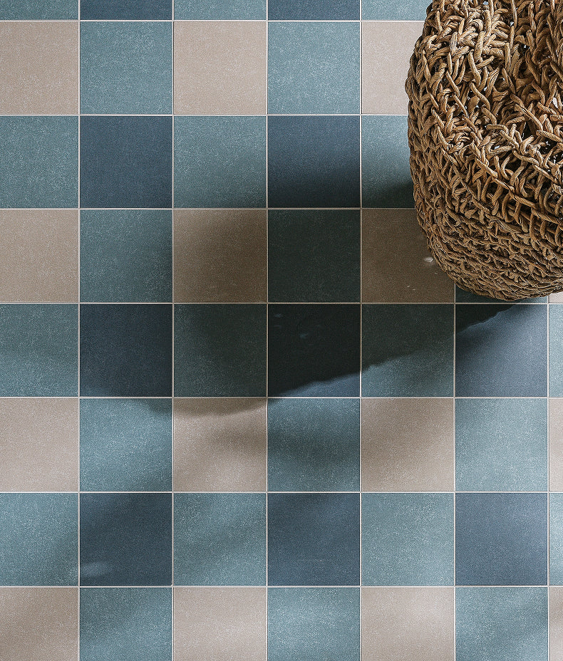 Aventuras Blue Field Porcelain 15x15cm Sample