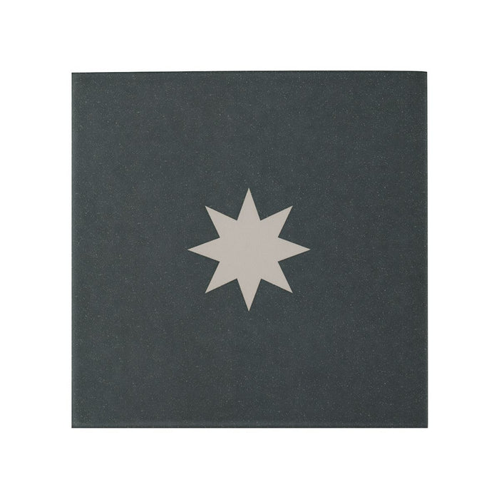 Bert & May, Porcelain, Black Luna, £86.70/M2 Decorative Tiles Decorative Tiles Sale Porcelain Decorative Tiles Fired Earth