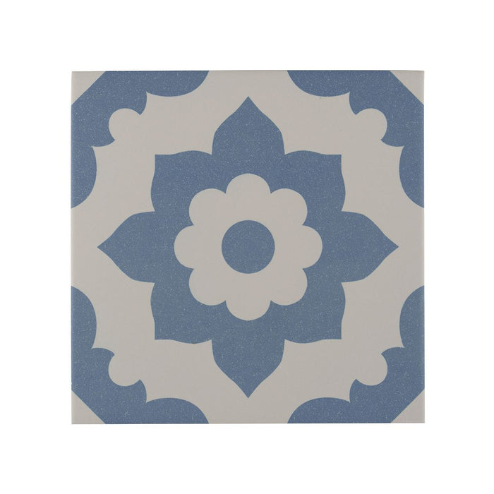 Bert & May, Porcelain, Navy Santona, £86.70/M2 Decorative Tiles Decorative Tiles Sale Porcelain Decorative Tiles Fired Earth