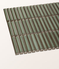 Bamboo Lustre Porcelain Mosaic Avocado 29.5cm