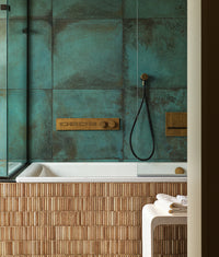 Bamboo Lustre Porcelain Mosaic Cappuccino 29.5cm