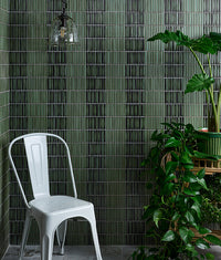 Bamboo Lustre Porcelain Mosaic Avocado 29.5cm