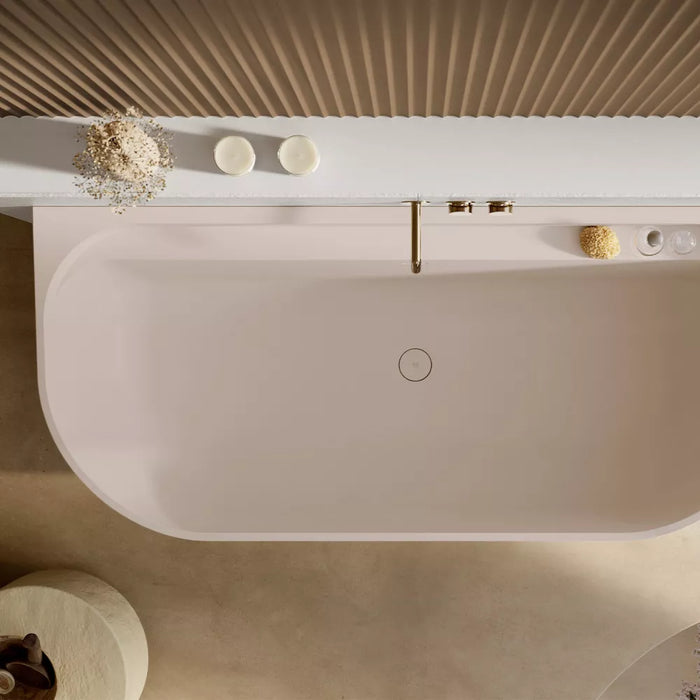Acquabella Noon Slate Freestanding Bath