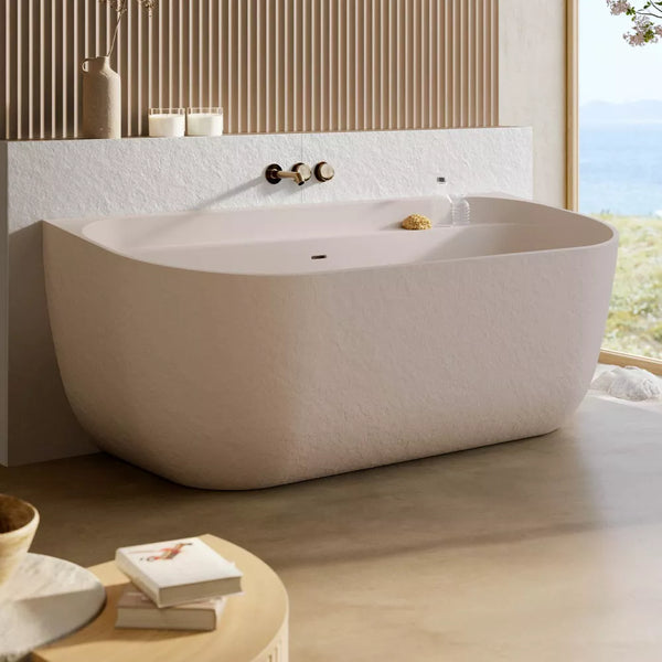 Acquabella Noon Slate Freestanding Bath
