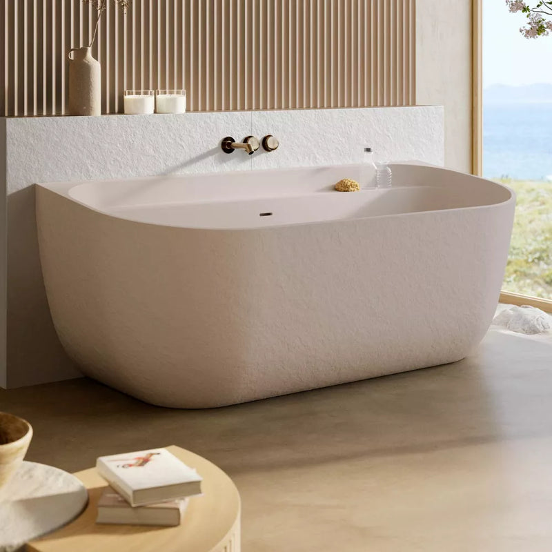 Acquabella Noon Slate Freestanding Bath