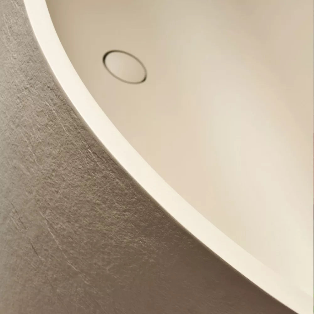Acquabella Noon Slate Freestanding Bath