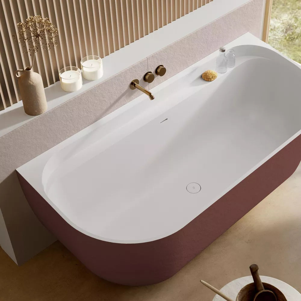 Acquabella Noon Slate Freestanding Bath